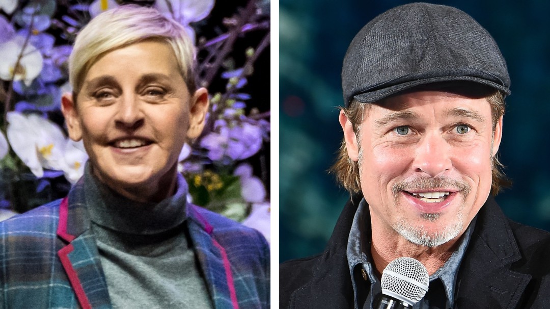 Ellen DeGeneres y Brad Pitt tuvieron un romance con la misma mujer