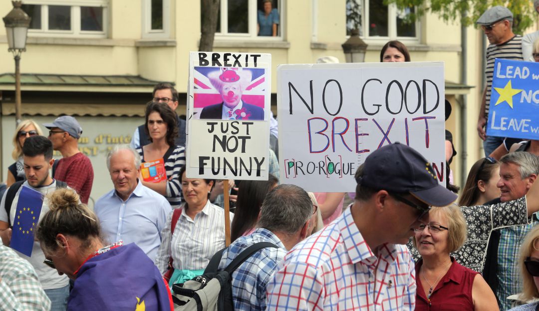 Brexit Boris Johnson Jean Claude Juncker: Johnson y Juncker acuerdan "intensificar" las conversaciones del "Brexit"