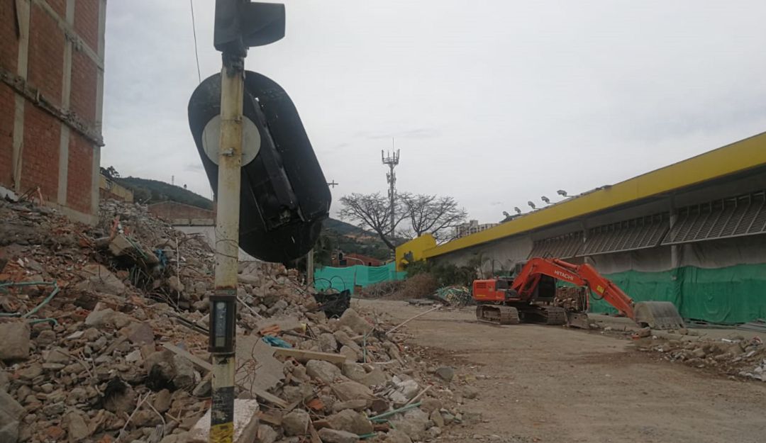 Concluyó desmonte del Edificio Babilonia en Itagüí