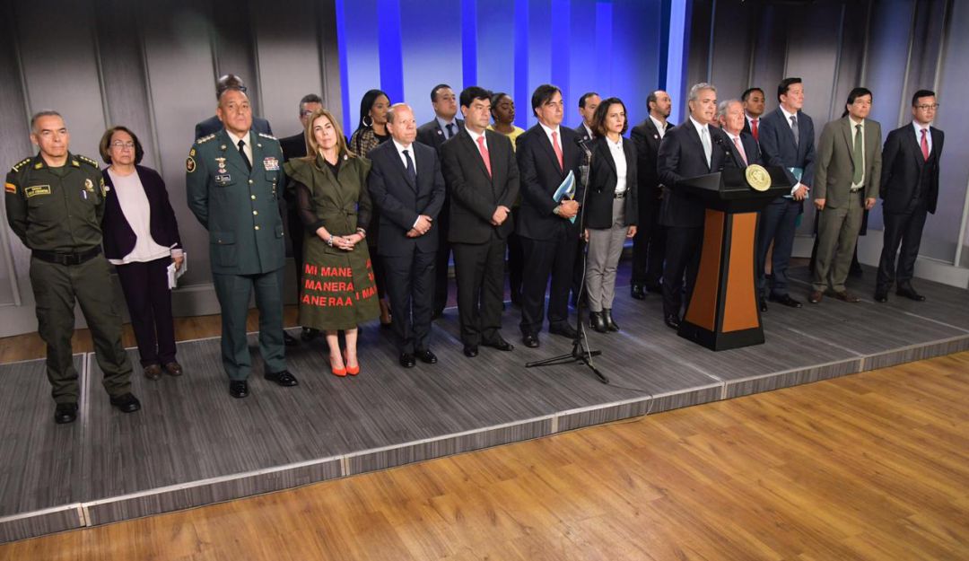 Duque habla de la seguridad de los candidatos: Duque presenta resultados en dos casos, de los siete candidatos asesinados