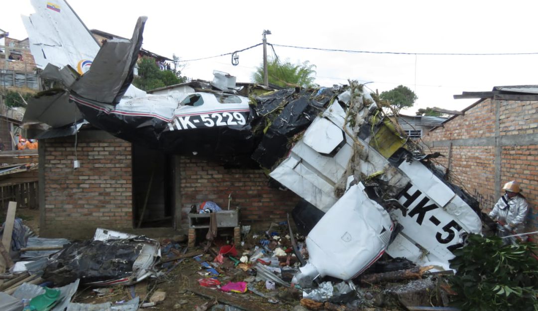 Accidente de avión en Popayán: Faltan por rescatar dos de las víctimas del accidente aéreo en Popayán