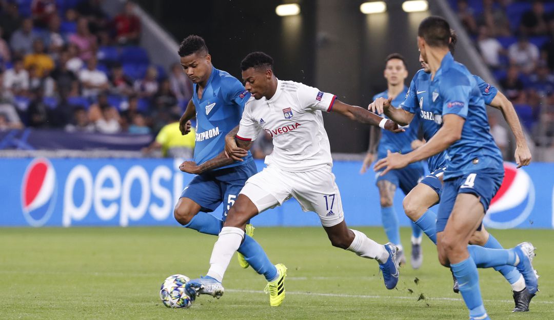uefa champions league lyon 1-1 zenit jornada 1: Wilmar Barrios debuta en el empate entre Lyon y Zenit por Champions