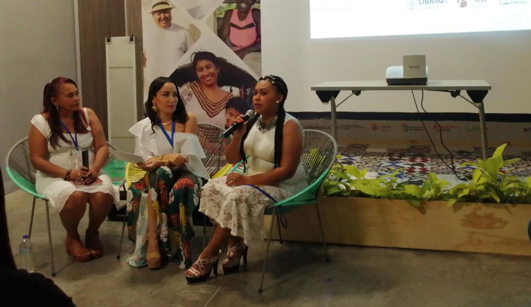 Elvia Candanoza y Sandra Arrieta
