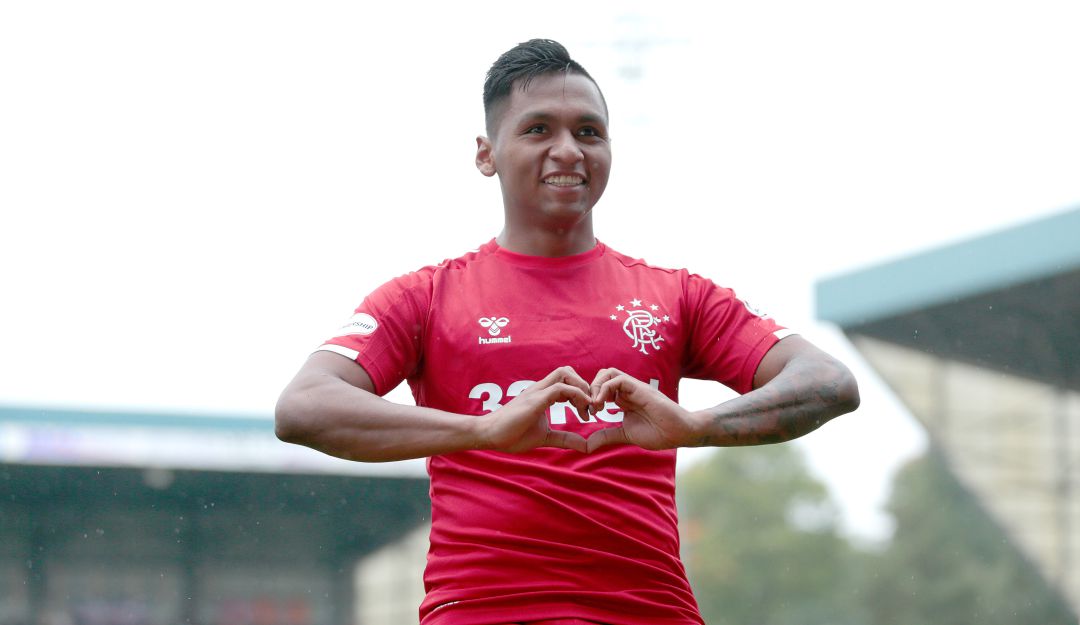 alfredo morelos marca en la goleada del Rangers de Escocia: Alfredo Morelos marcó en la goleada de Rangers de Escocia
