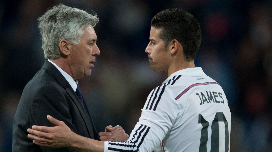Ancelotti y la razón para el traspaso frustrado de James