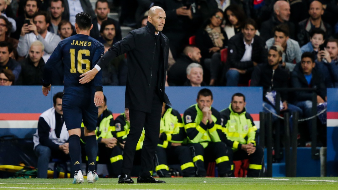 Zidane: "Los buenos, son buenos. James es uno de nosotros"
