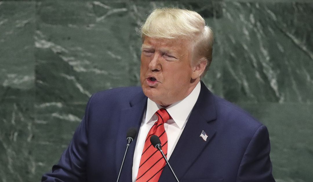 Doland Trump en asamblea de la ONU: Trump: “Maduro es un títere de Cuba protegido por guardaespaldas cubanos”