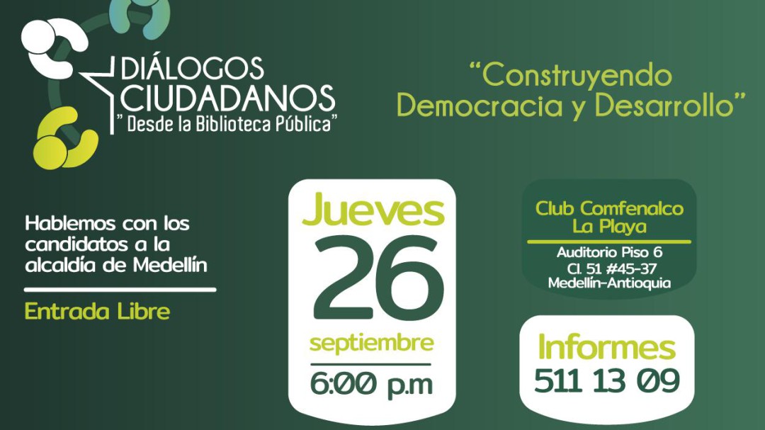 Así se realizarán los foros Diálogos Ciudadanos de Comfenalco Antioquia