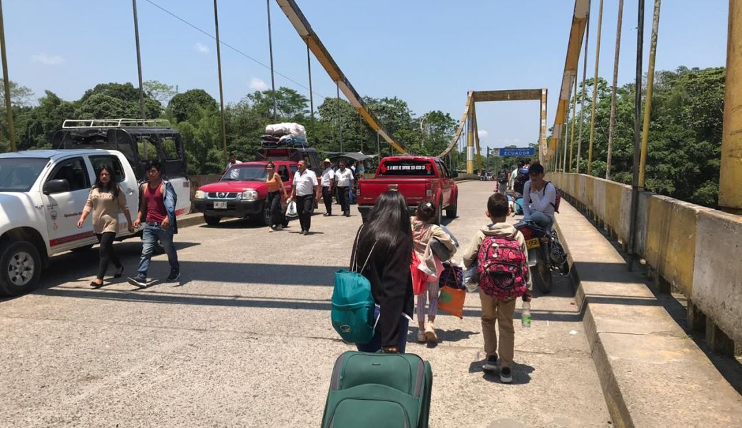 Frontera entre Ecuador y Colombia: Protesta en Ecuador mantiene obstruido paso con Colombia