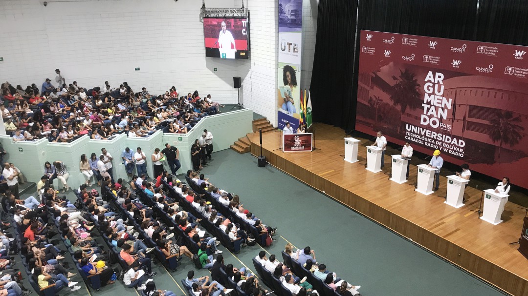 Intenso debate de Argumentando País con candidatos a Alcaldía de Cartagena