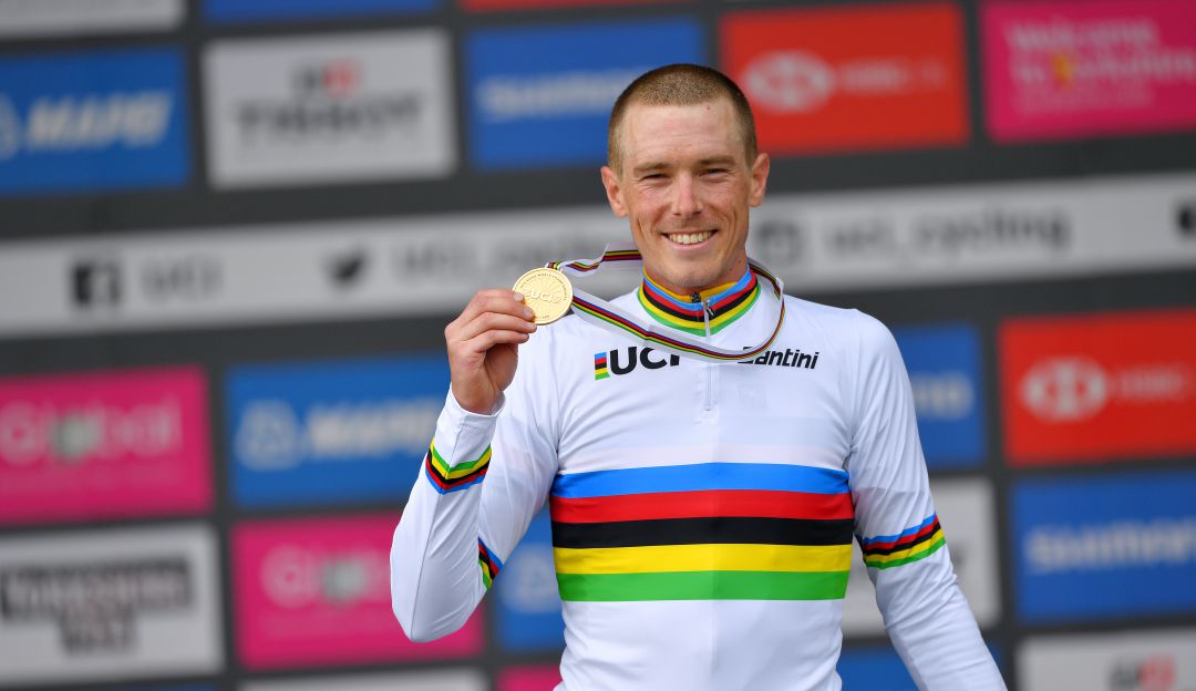 mundial de ciclismo en ruta daniel martinez evenepoel mundial CRI: Dennis aguanta el vendaval de Evenepoel y reedita su oro mundial CRI
