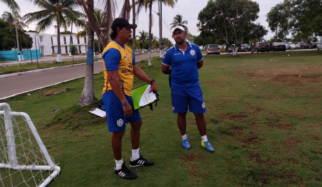 Real Cartagena cuerpo técnico Milton García: Víctor González y Andrés Felipe Gutiérrez continúan con Real Cartagena