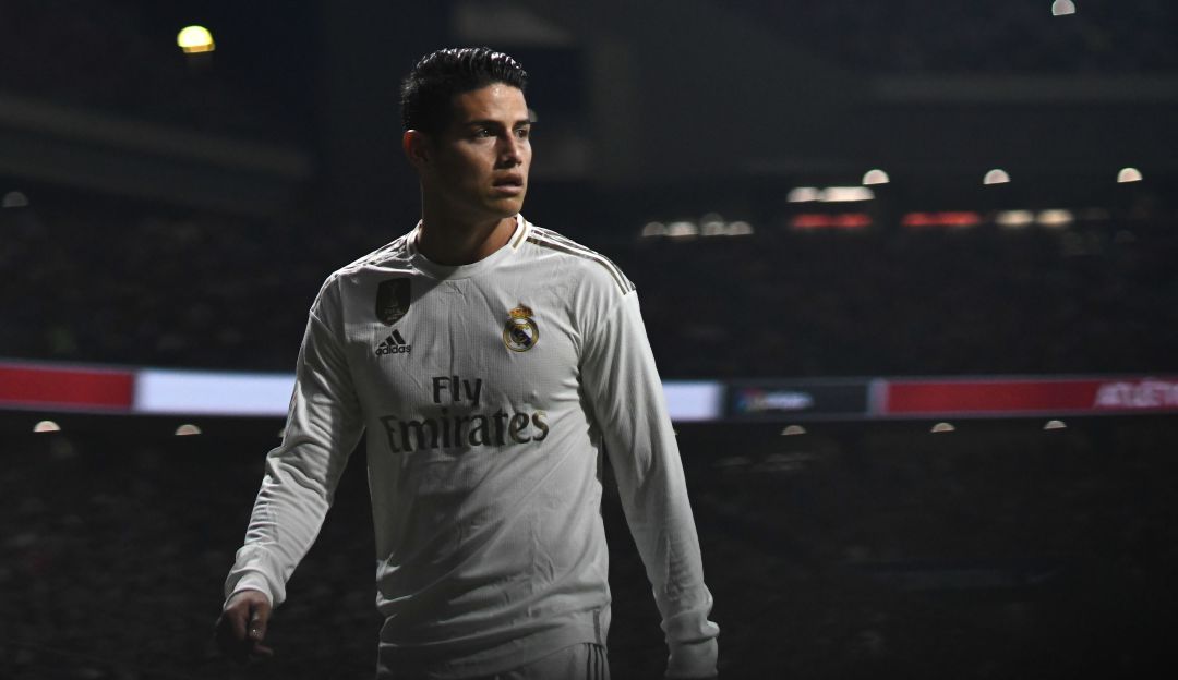 james rodríguez jugo en atletico de madrid 0-0 real madrid liga santander: El Real Madrid con James, empata en el Wanda en el 'derbi madrileño'