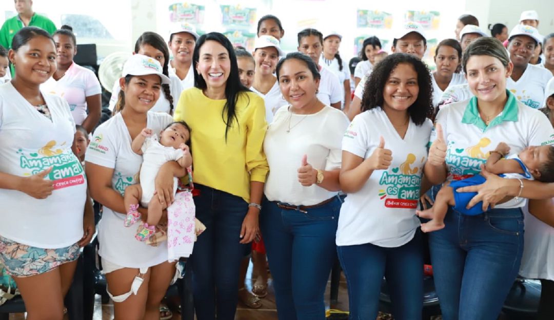 Lactancia materna en Bolívar: Entregan ayudas a madres lactantes y embarazadas en Bolívar
