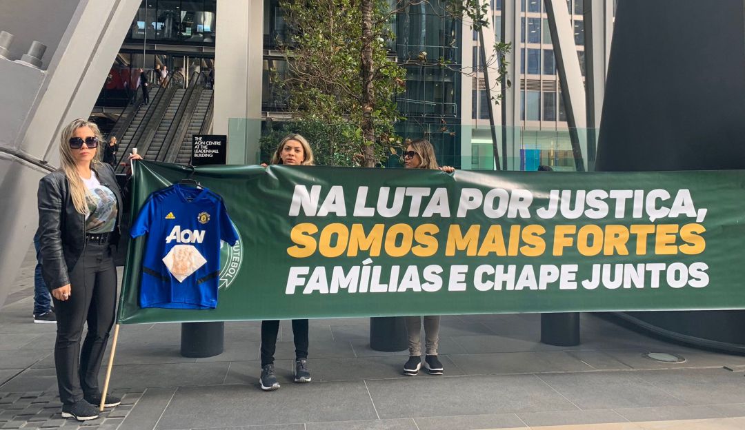 accidente chapecoense sede AON Londres futbol internacional: Viudas de jugadores de Chapecoense reclaman una justa indemnización