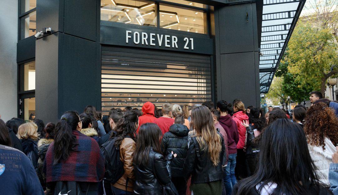 Forever 21 en quiebra: Forever 21 se declaró en quiebra en EE.UU.