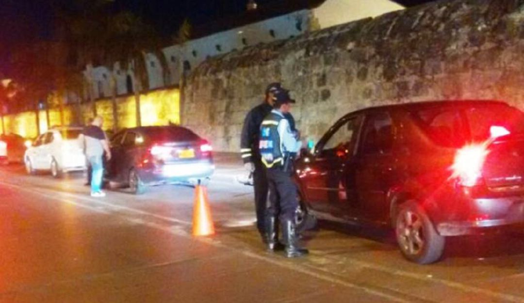Ocho sancionados conductores borrachos Cartagena: Ocho personas fueron sancionadas por conducir borrachas en Cartagena