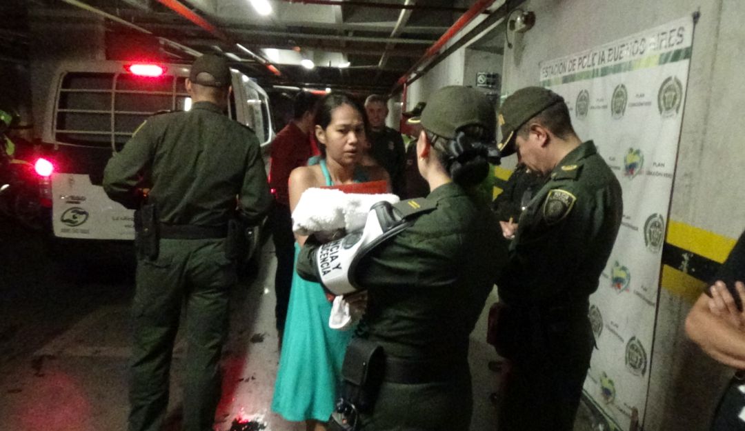 Bebé de mujer venezolana rescatada en Medellín: La policía rescató una bebé que había sido raptada a una mujer venezolana