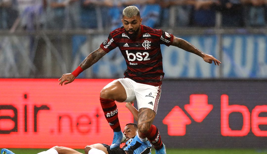 semifinales conmebol copa libertadores brasileirao: Gremio salvó de local, un empate ante un Flamengo dominante