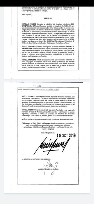 Jhon Viáfara Iván Duque Colombia: Duque firma extradición del exfutbolista Jhon Viáfara a EE.UU. Jhon Viáfara Iván Duque Colombia: Duque firma extradición del exfutbolista Jhon Viáfara a EE.UU.