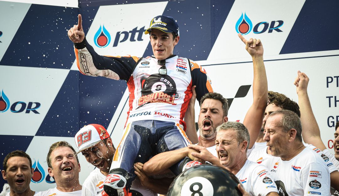 Campeonato mundial de motociclismo: Marc Márquez agranda su leyenda, Campeón por sexta vez del Moto GP