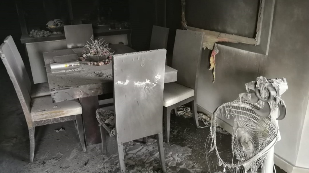 Incendio causa millonarias pérdidas en un apartamento de Cartagena
