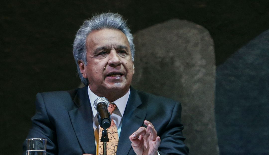 Lenín Moreno cambia sede de gobierno: Por la protesta indígena Lenín Moreno cambia sede de gobierno