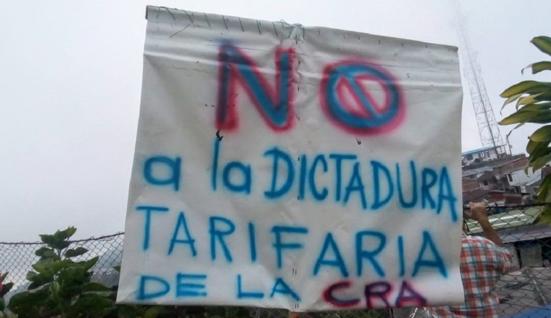 Reclamos por aumento en tarifas del agua
