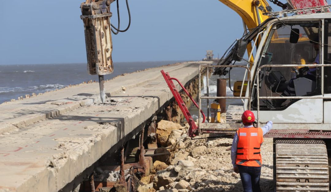 Muelle de Puerto Colombia: A finales de octubre se reanudarían obras en el muelle de Puerto Colombia