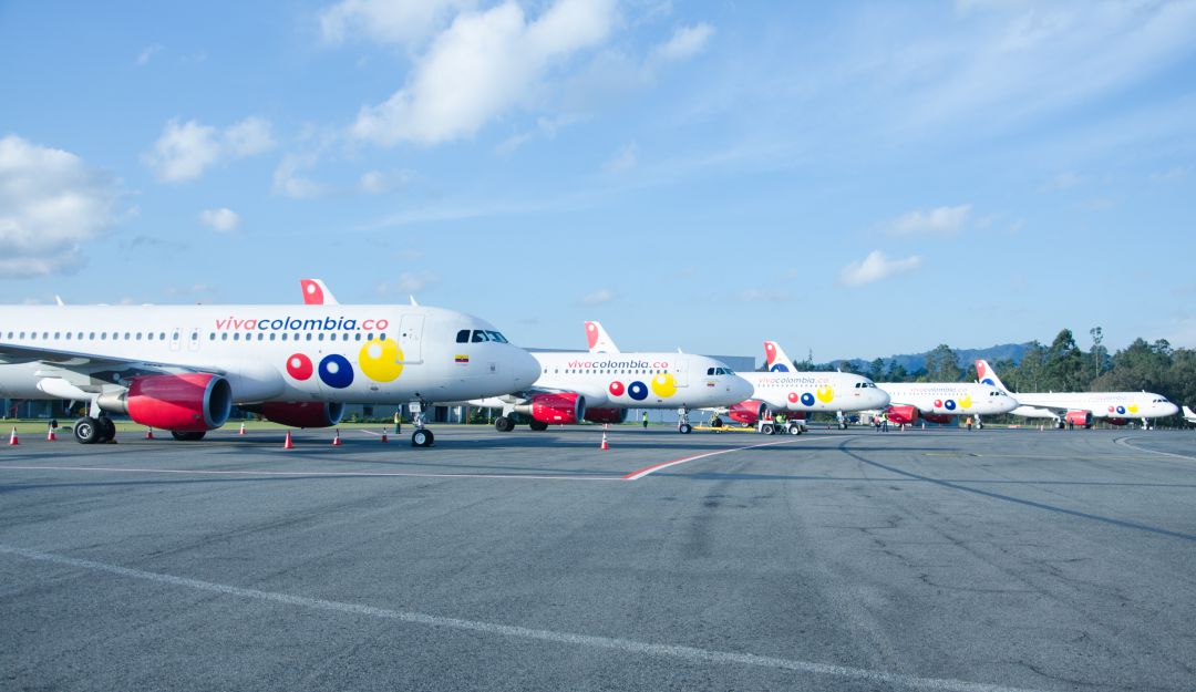 Viva Air en Medellín: Viva Air aumentará frecuencias semanales de Medellín a Miami y Lima