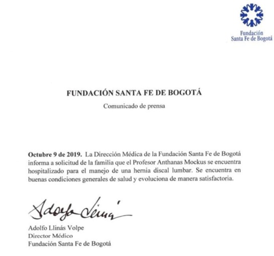 Antanas Mockus elecciones alcaldía Bogotá: Antanas Mockus no podrá acompañar a Claudia López en el final de la campaña Antanas Mockus elecciones alcaldía Bogotá: Antanas Mockus no podrá acompañar a Claudia López en el final de la campaña