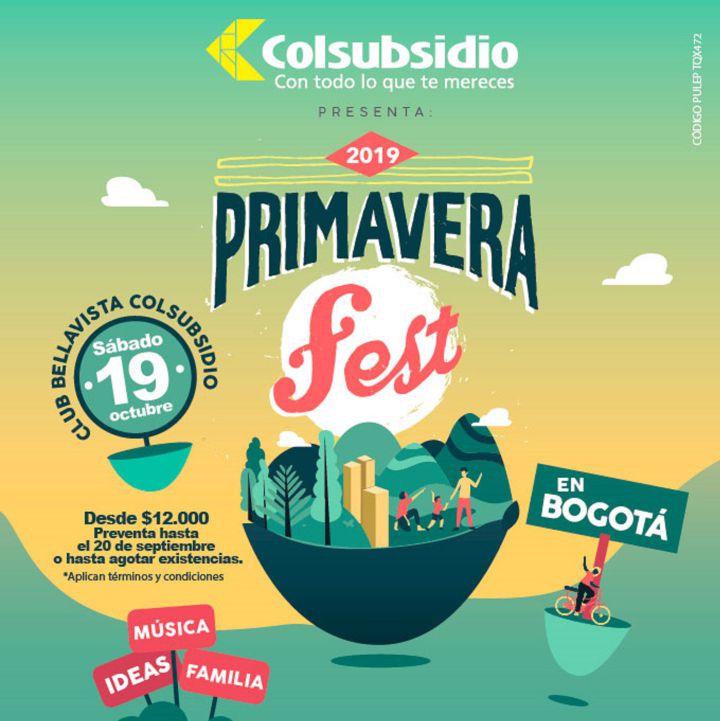 ‘Primavera Fest’ por primera vez en Bogotá