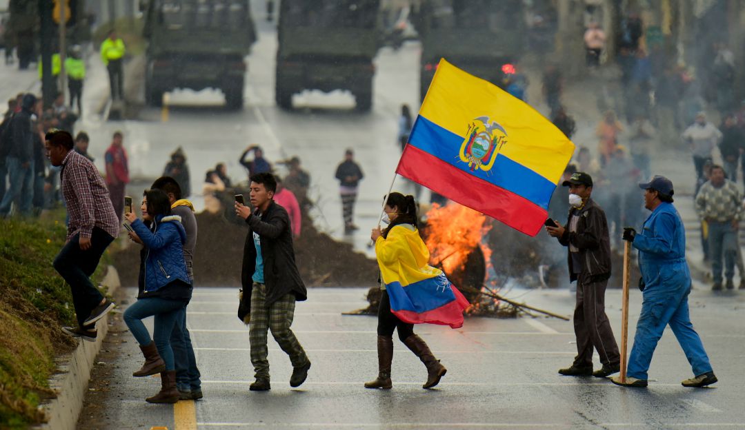 Marcha en Ecuador: Ecuatorianos se manifiestan por la paz en medio del paro