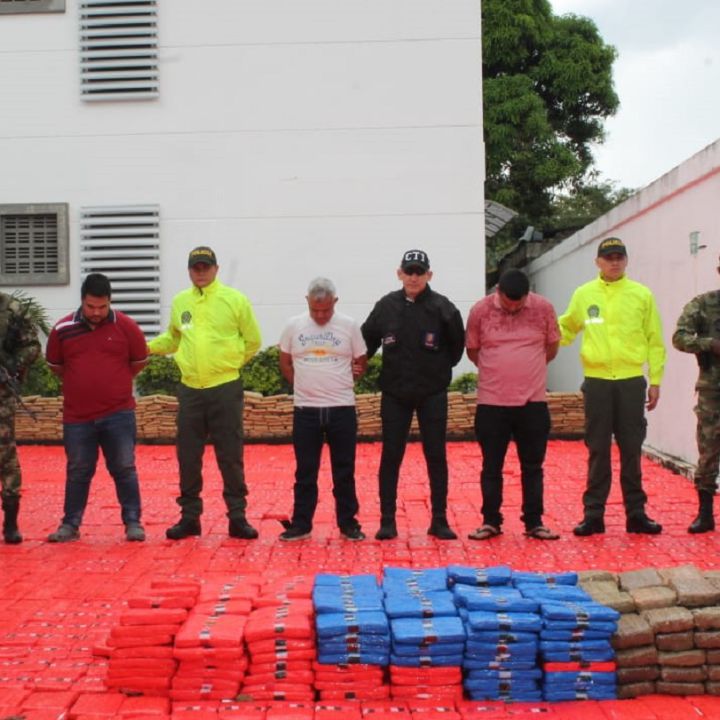 Casi dos toneladas de marihuana fueron incautadas por el Ejército
