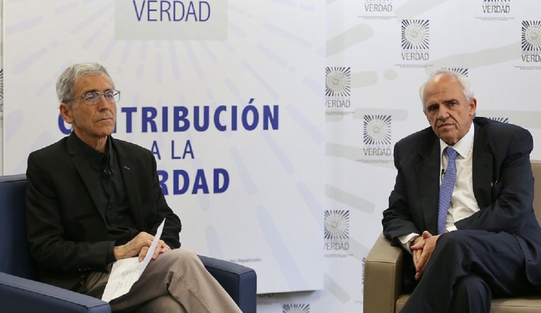 Enersto Samper en la JEP: Samper: "No me voy a escudar en el fuero que tenemos los expresidentes"