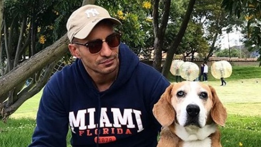 Tavo Bernate se convirtió en cuidador de 'Lukas', su perro ciego
