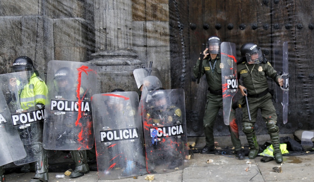 7 heridos, 23 detenidos, y ataque a patrimonio saldo de disturbios en Tunja: 7 heridos, 23 detenidos, y ataque a patrimonio saldo de disturbios en Tunja