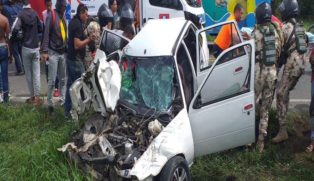Un muerto y cinco heridos en accidente en la Cordialidad: Un muerto y cinco heridos en accidente en la Cordialidad