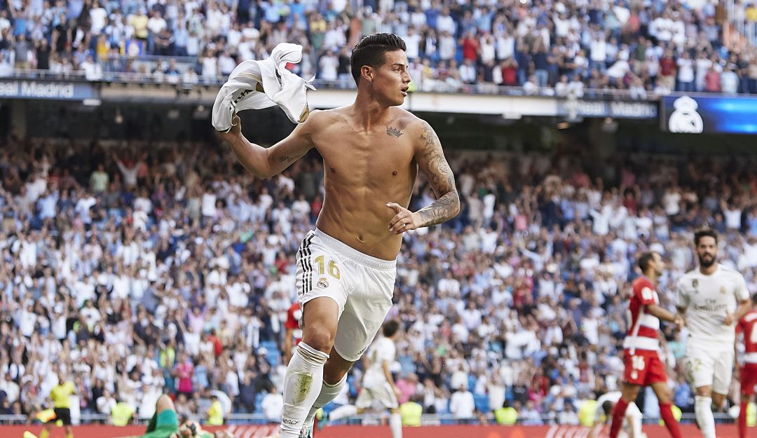 james rodríguez real madrid liga santander fútbol colombiano: "Simplemente James" Así homenajeó LaLiga al colombiano