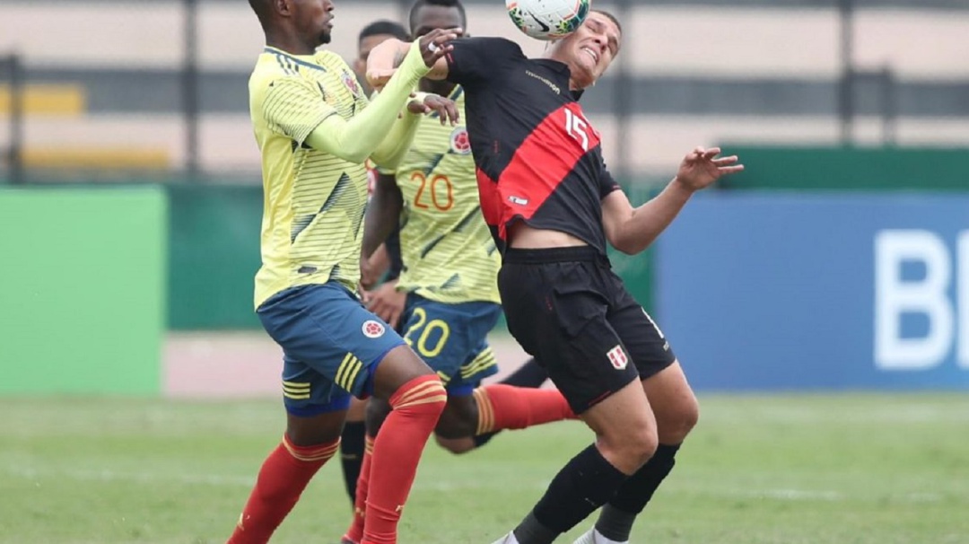 Colombia cayó con Perú en juego de preparación al Preolímpico