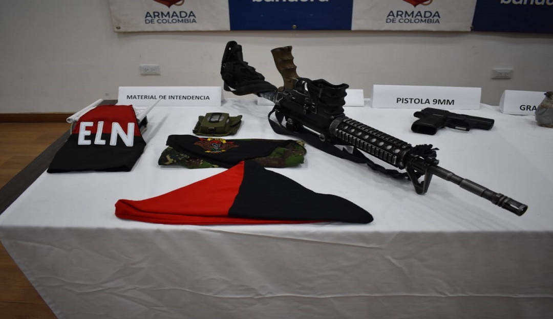 Capturan a dos presuntos integrantes del ELN: Capturan en el Pacífico colombiano a dos presuntos integrantes del ELN
