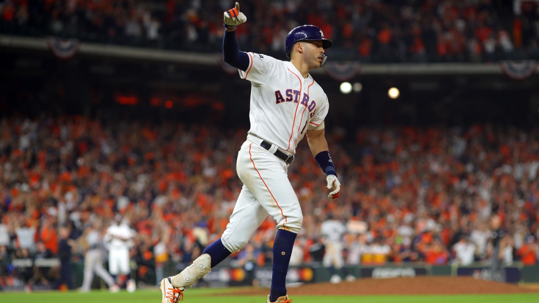 Los Astros igualan final de la Liga Americana ante los Yankees de Urshela