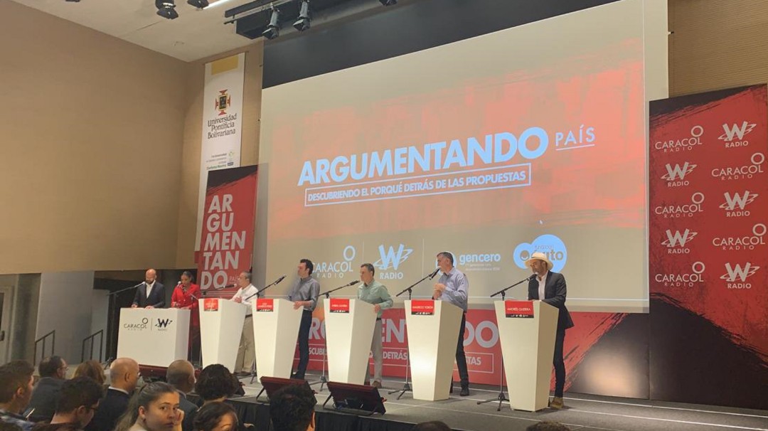 Candidatos a la Gobernación de Antioquia argumentaron país en Caracol