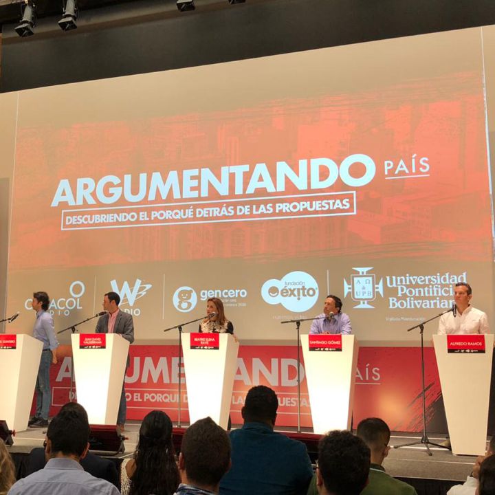 Candidatos a la alcaldía de Medellín debatieron en Argumentando País