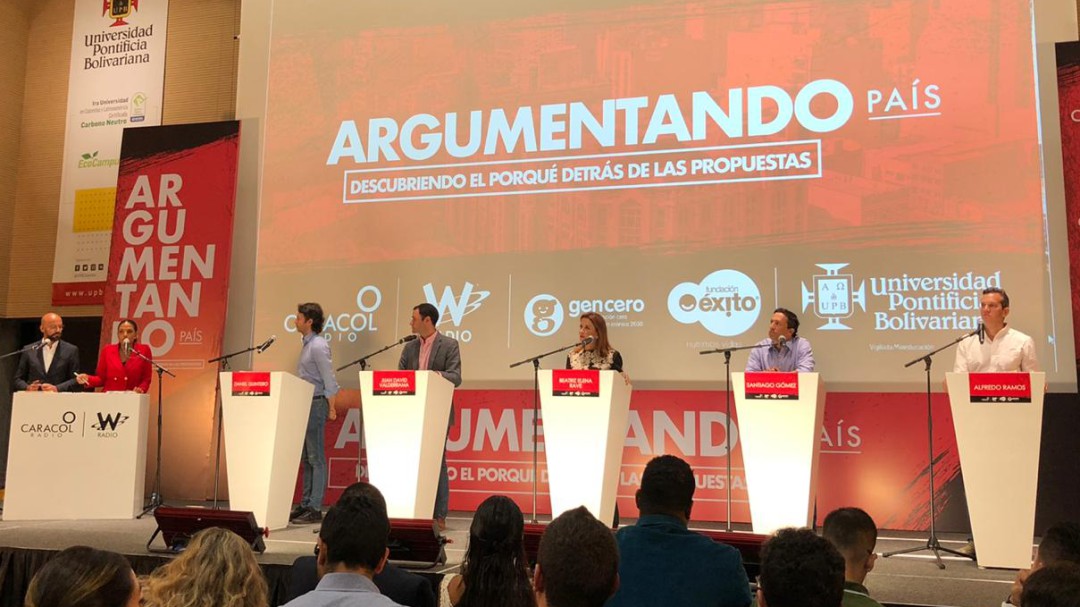 Candidatos a la alcaldía de Medellín debatieron en Argumentando País