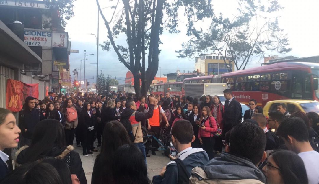Marcha Sena: Movilizaciones de estudiantes del SENA en Bogotá