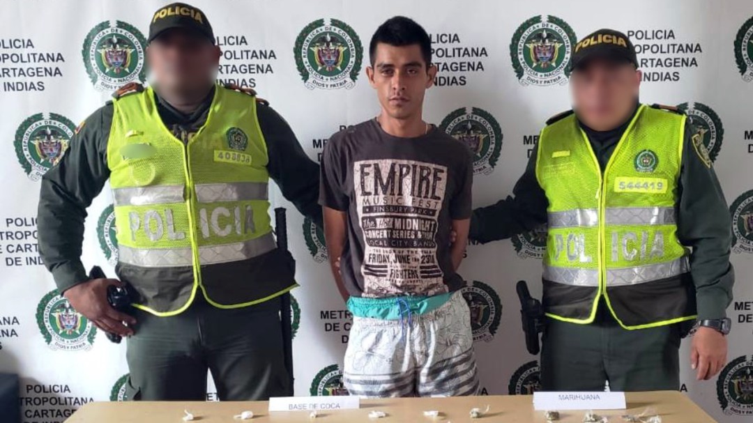 Nueve capturados por tráfico de estupefacientes en Cartagena y Turbaco