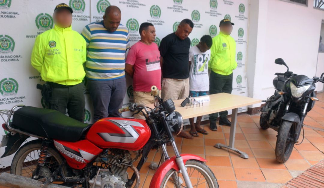 hurto de motocicletas: Desarticulan banda dedicada al hurto de motocicletas en ciudades del Caribe