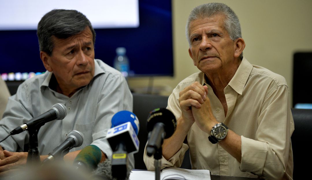 Pablo Beltrán y Aureliano Coronel, jefes del ELN