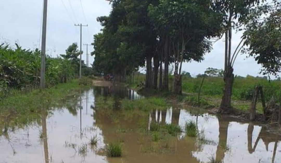 Lluvias fuertes Sucre Sincelejo: Tres comunidades de San Benito, incomunicadas por desbordamiento de un caño